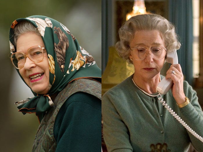 helen mirren as queen elizabeth ii