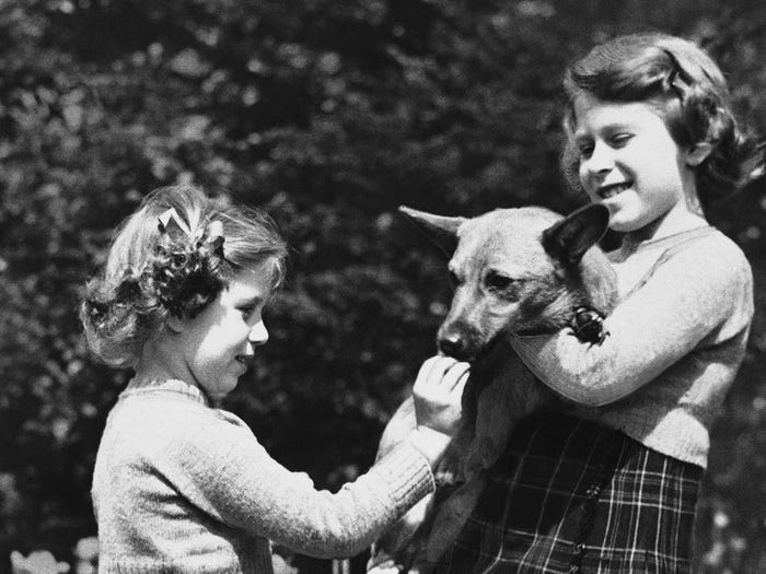 princess margaret and princess elizabeth